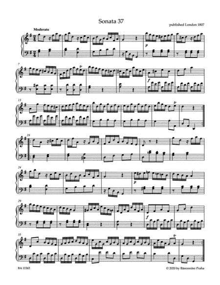 Six Easy Sonatas for Piano