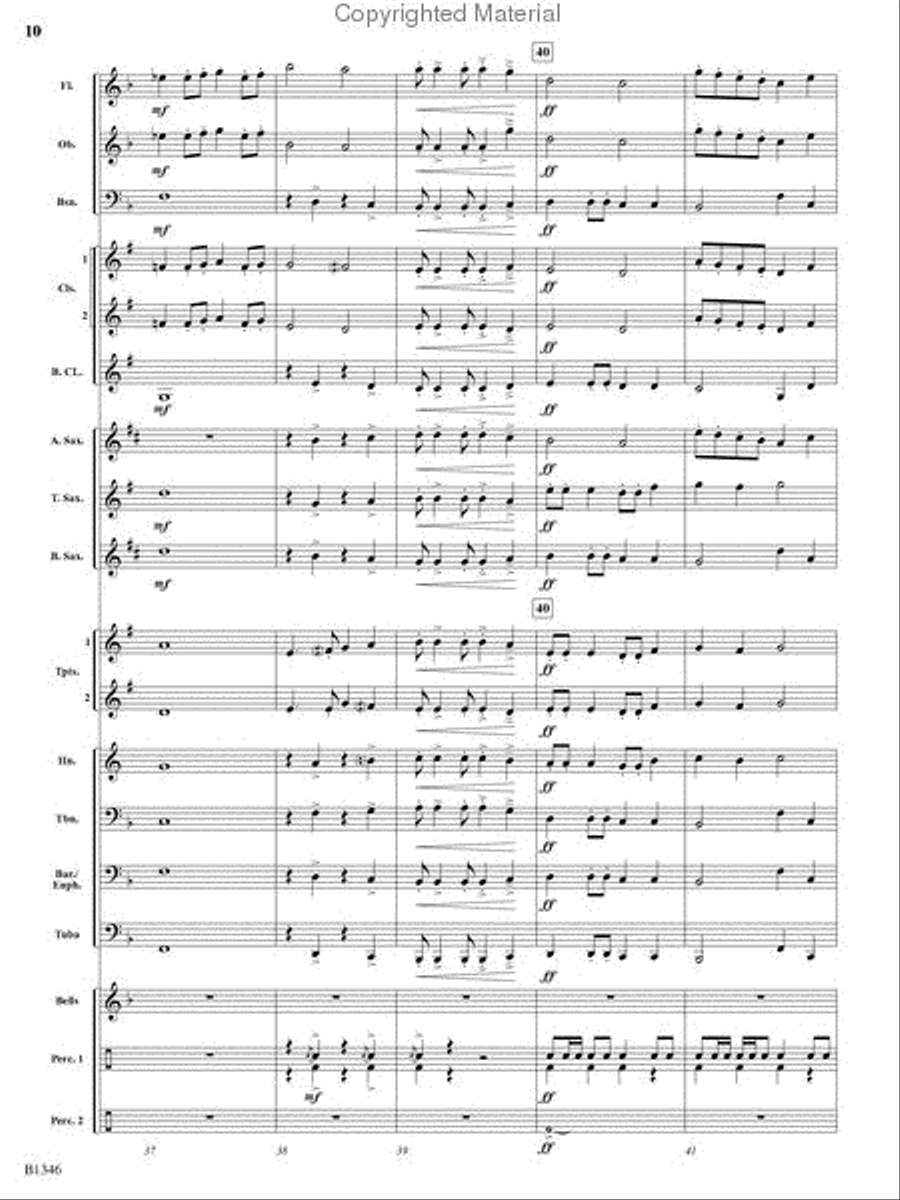 Pride and Purpose Concert Band scores gallery preview page 9