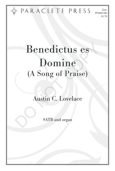 Benedictus es Domine image number null