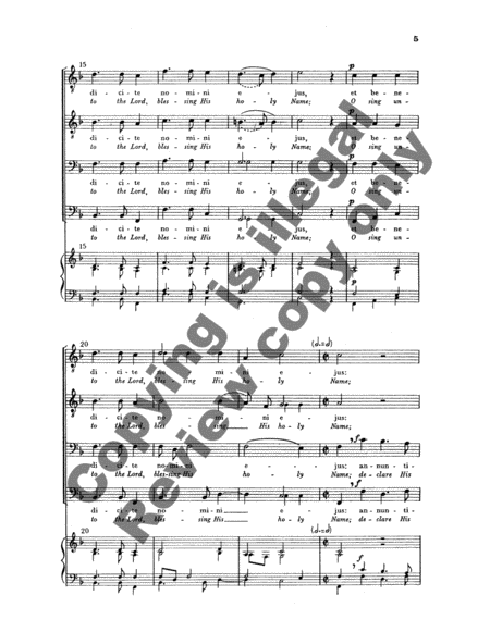 Cantate Domino (O Sing Unto the Lord)