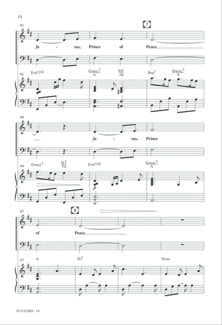 Jesus, Prince of Peace Jesus, Prince of Peace 4-Part scores gallery preview page 14