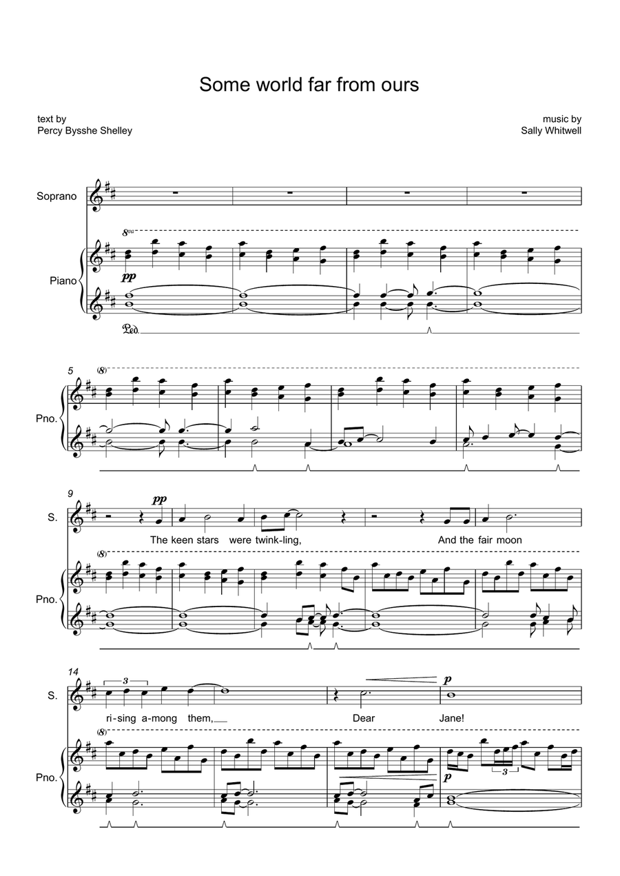 Some World Far From Ours Soprano Voice scores gallery preview page 3