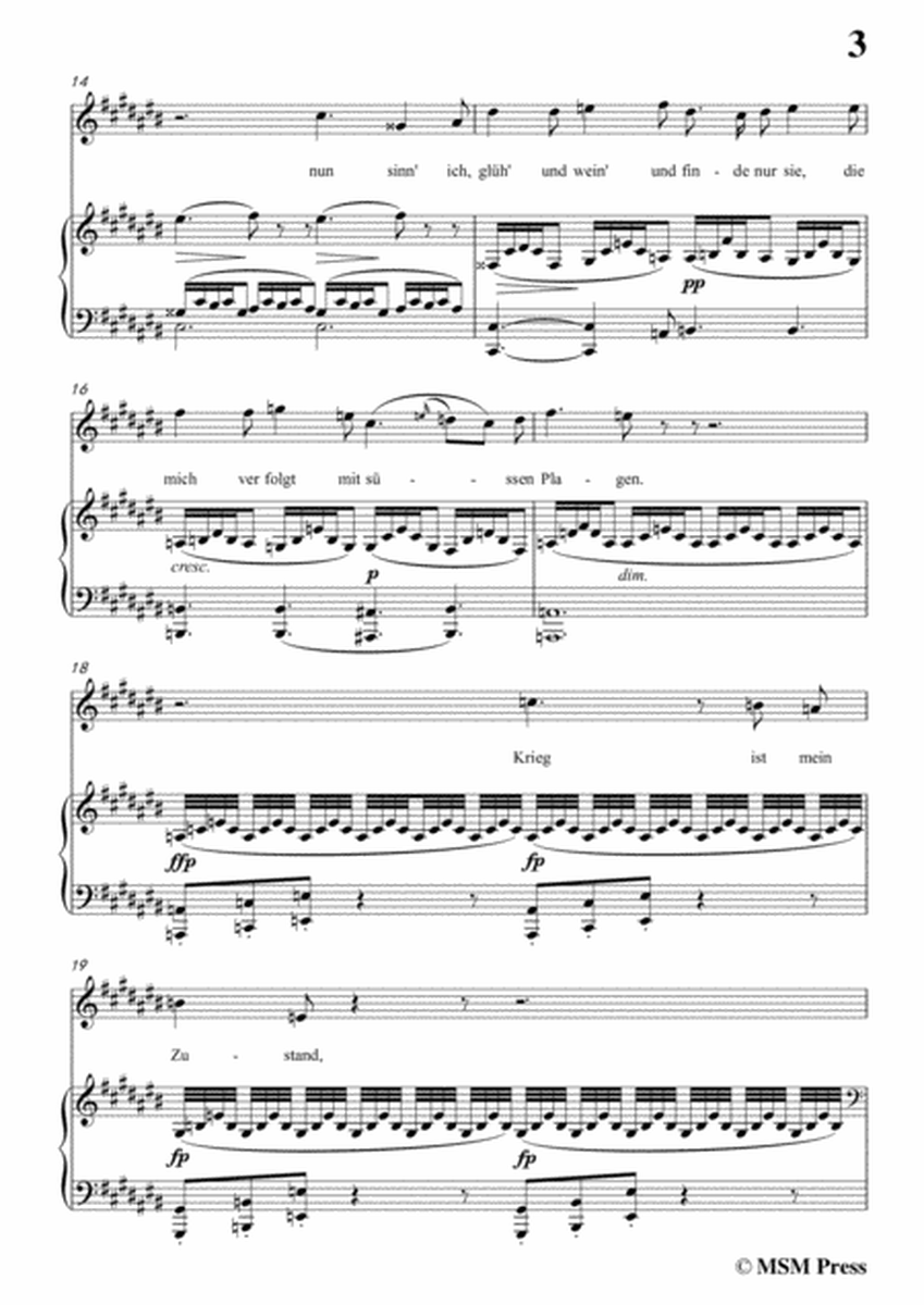 Schubert-Sonnet III,in C sharp Major,for Voice&Piano image number null