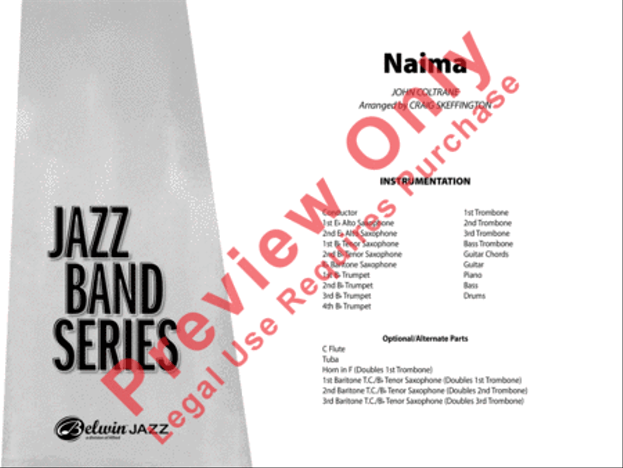 Naima Jazz Ensemble scores gallery preview page 2