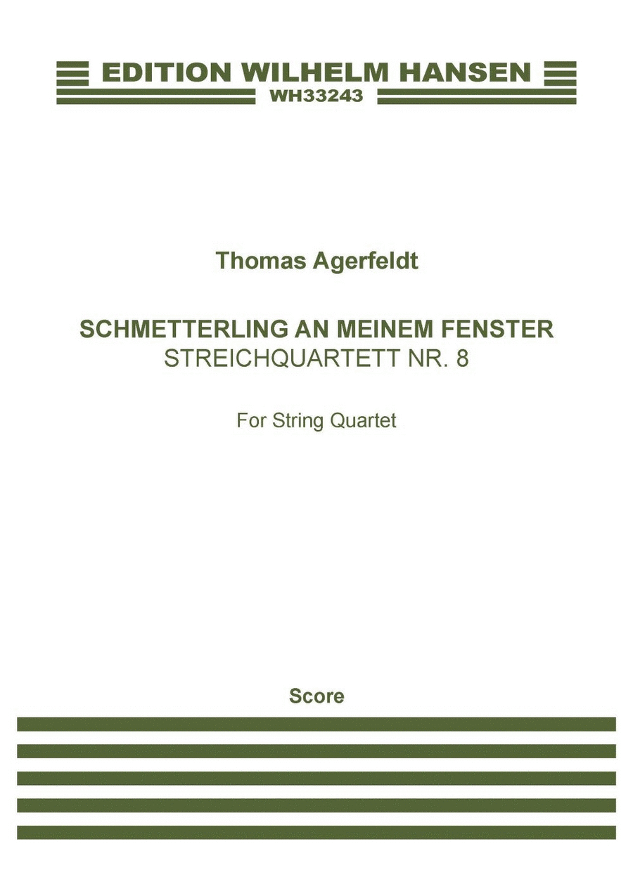 Schmetterling an Meinem Fenster - String Quartet No. 8 String Quartet scores gallery preview page 1