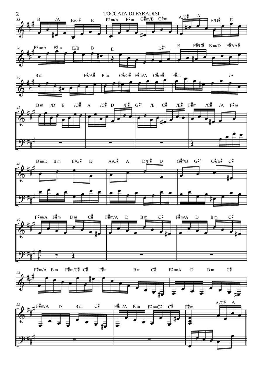 Toccata di Paradisi Small Ensemble scores gallery preview page 2