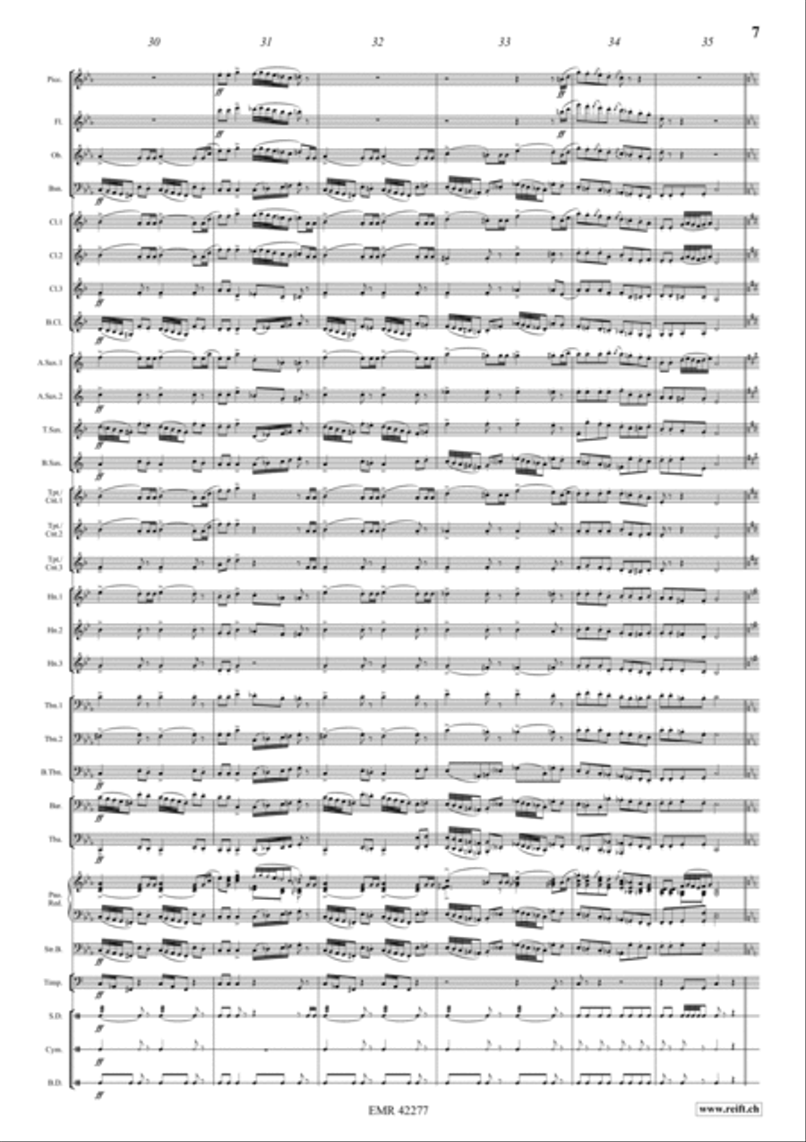 Kriegsmarsch Concert Band scores gallery preview page 7