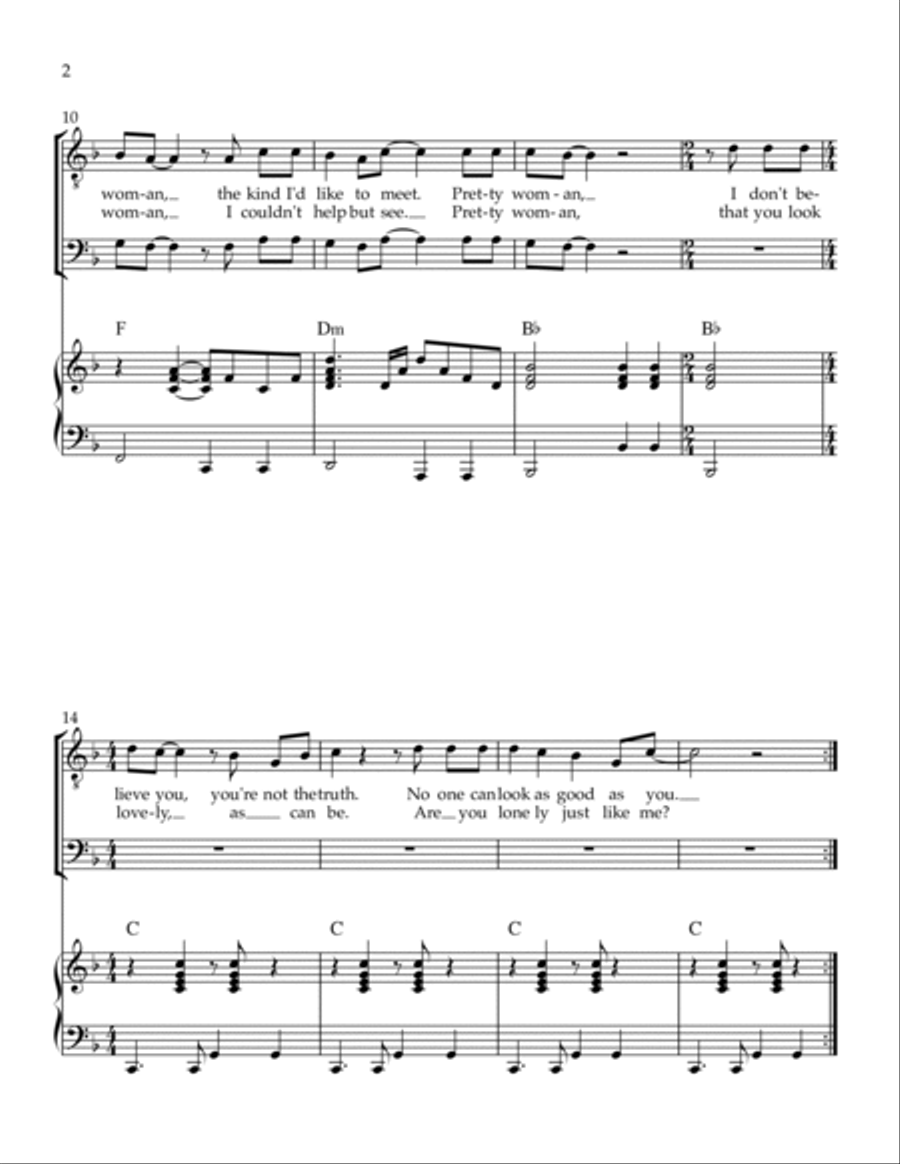 Oh, Pretty Woman Oh, Pretty Woman TB scores gallery preview page 2