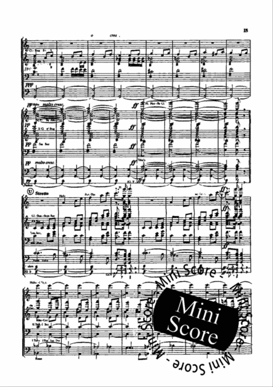 Rapsodie Norvegienne No. 3 Concert Band scores gallery preview page 17