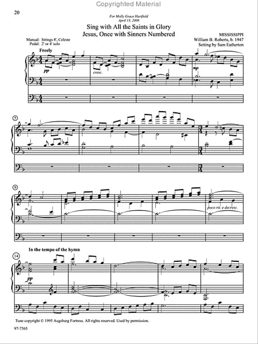 Hymn Inventions: 9 Chorale Preludes for the Church Year, Vol. 3 Choir scores gallery preview page 7