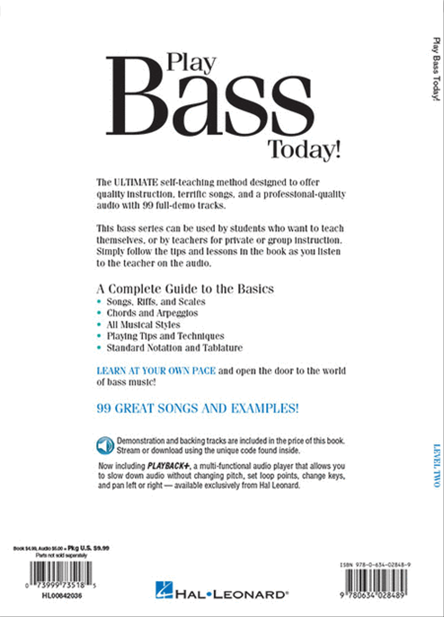 Play Bass Today! – Level 2 Bass Guitar Tablature scores gallery preview page 6