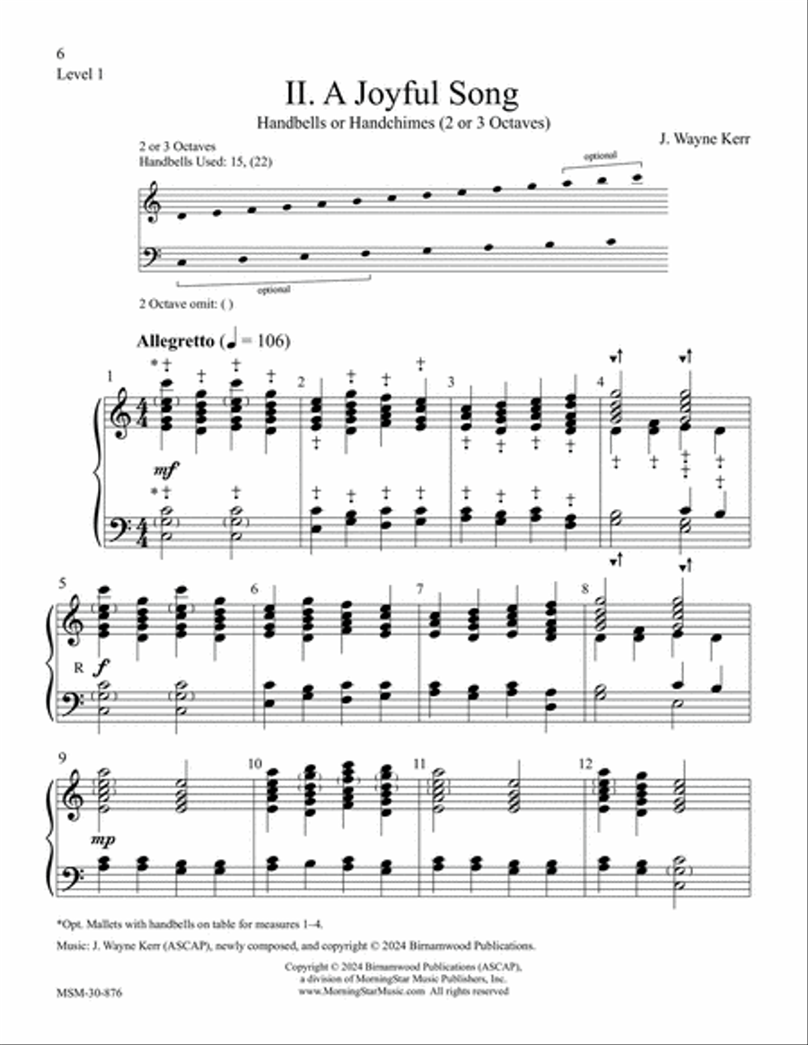 Trilogy of Joy 3-Octaves scores gallery preview page 6
