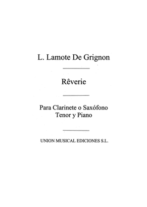 Reverie For Clarinet And Piano