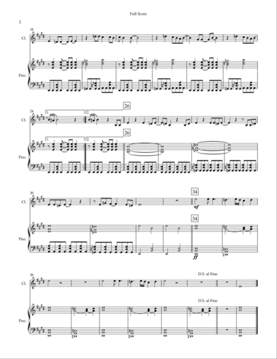 Born To Be Wild Born To Be Wild Clarinet Solo scores gallery preview page 2