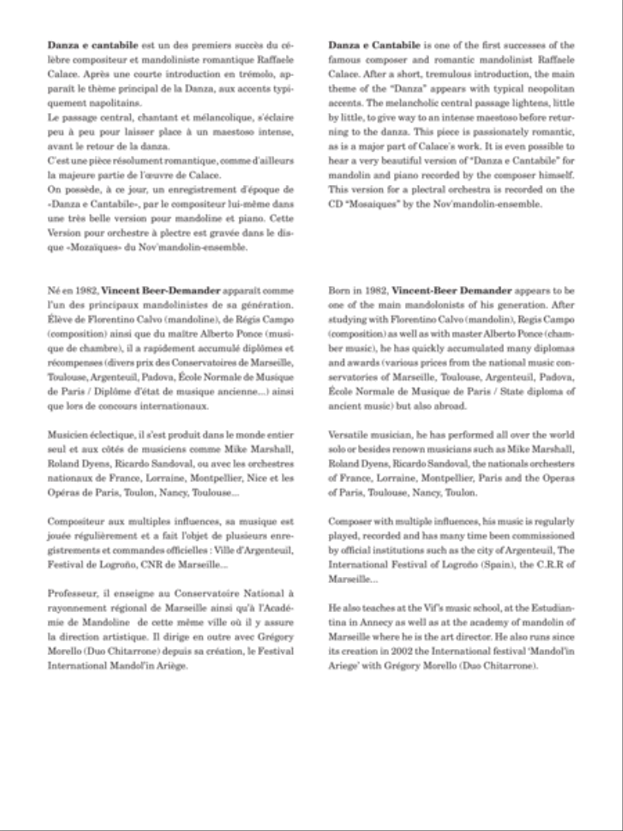 Danza e Cantabile Orchestra scores gallery preview page 2