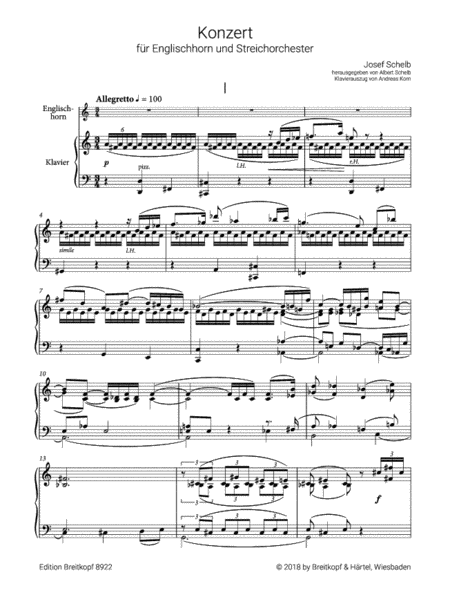 Concerto for English Horn and String Orchestra