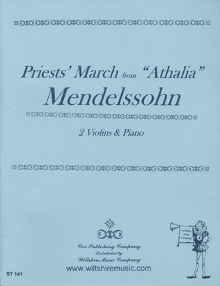 Book cover for Priest's March from "Athalia"