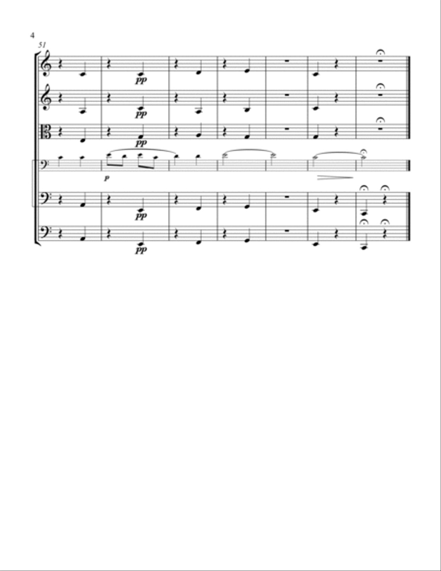 8 Russian Folksongs Religious Chant String Orchestra scores gallery preview page 4