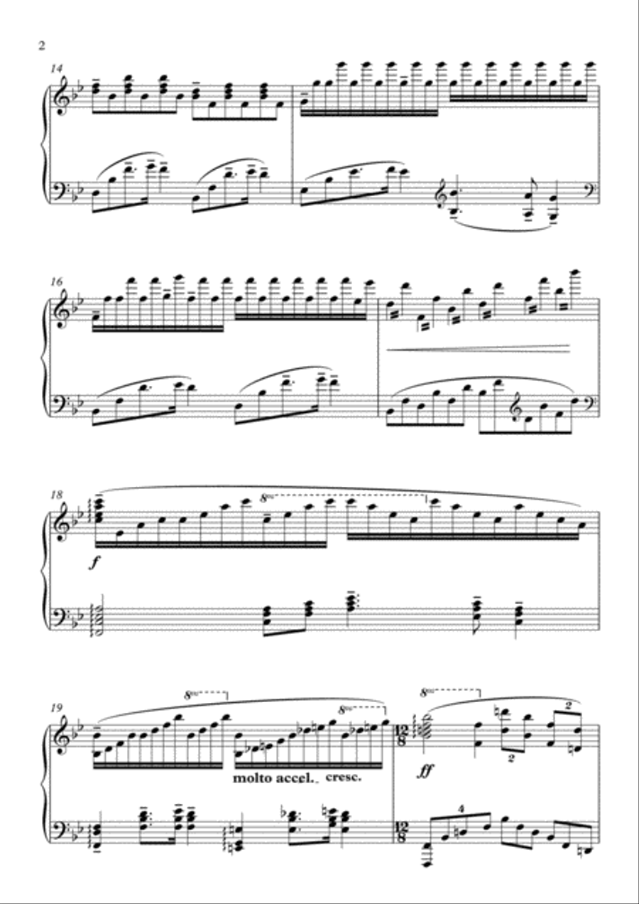 Silent Night for Piano Solo Piano Solo scores gallery preview page 2
