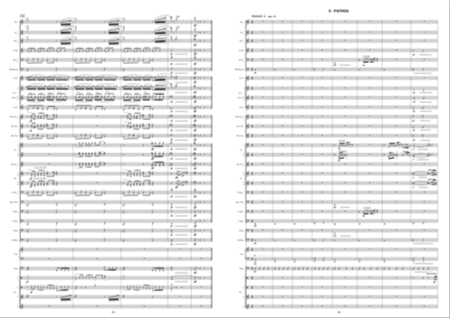 Symphony No. 2: States Of Mind, Opus 87 Concert Band scores gallery preview page 16