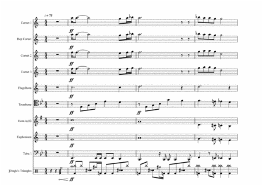 Bohemian Rhapsody Brass Ensemble scores gallery preview page 2