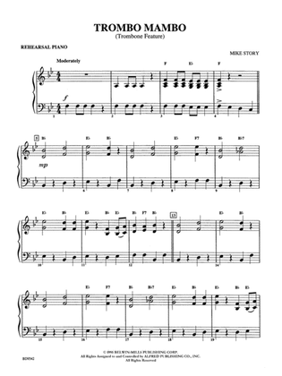 Trombo Mambo (Trombone Feature): Piano Accompaniment