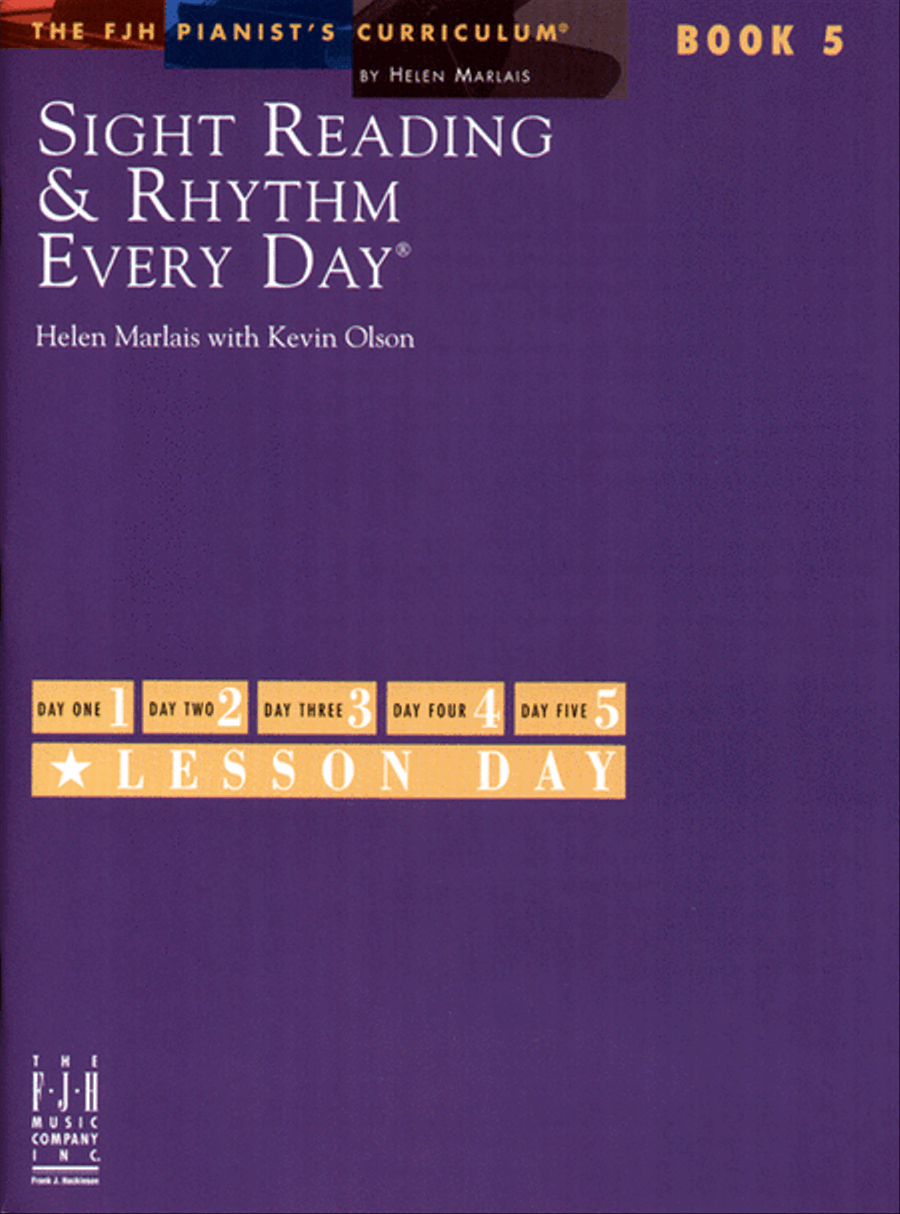 Sight Reading & Rhythm Every Day, Book 5 Piano Method scores gallery preview page 1