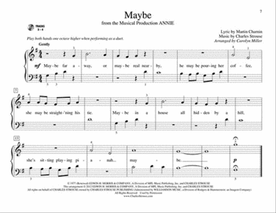 Teaching Little Fingers to Play Broadway Songs Piano Method scores gallery preview page 6