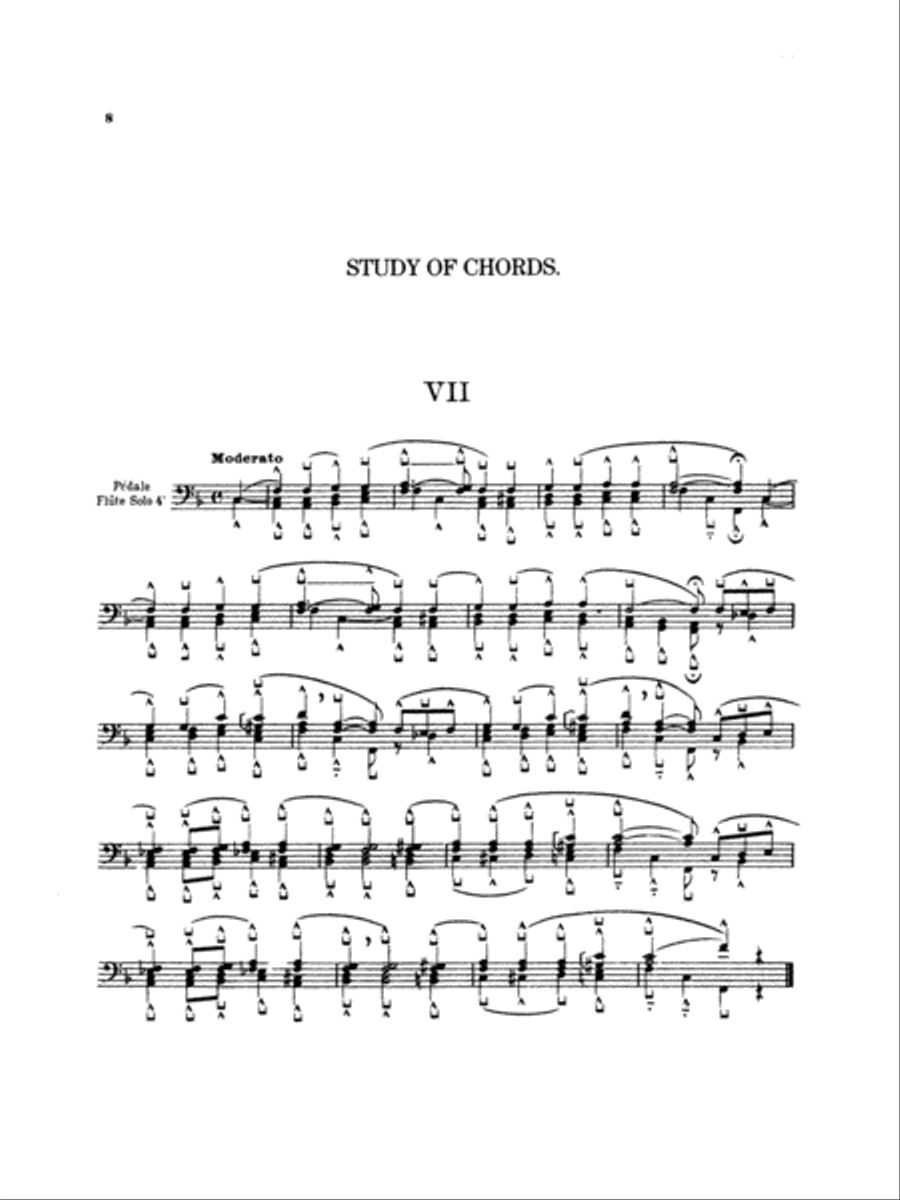 Peeters: Ten Studies for Pedal Playing Organ scores gallery preview page 1