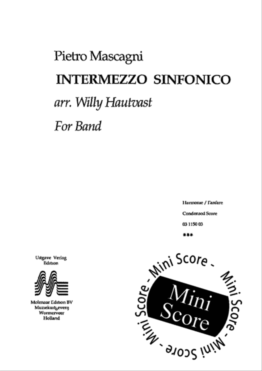Intermezzo Sinfonico Intermezzo Sinfonico Concert Band scores gallery preview page 3