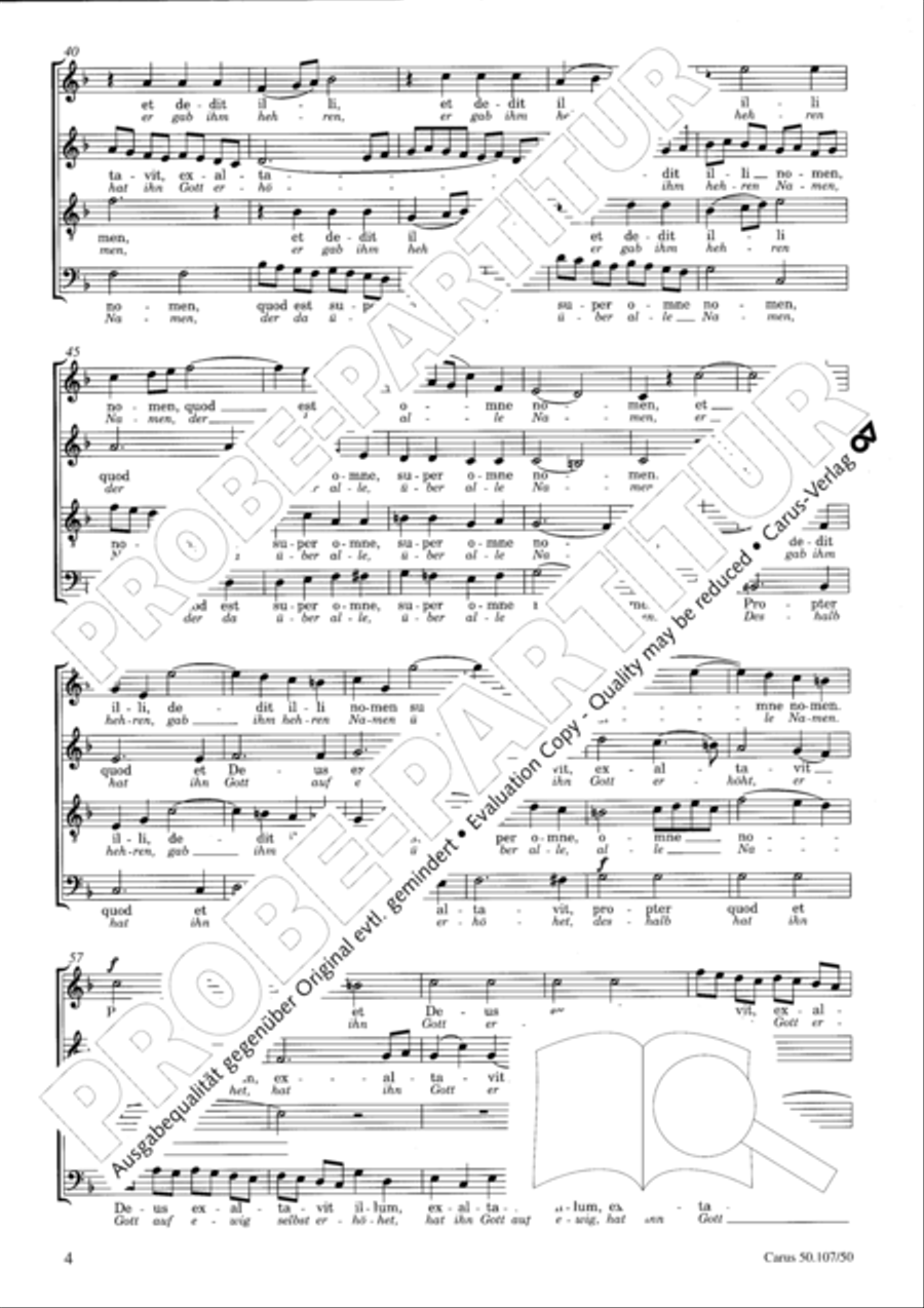 Christus factus est Christus factus est 4-Part scores gallery preview page 5