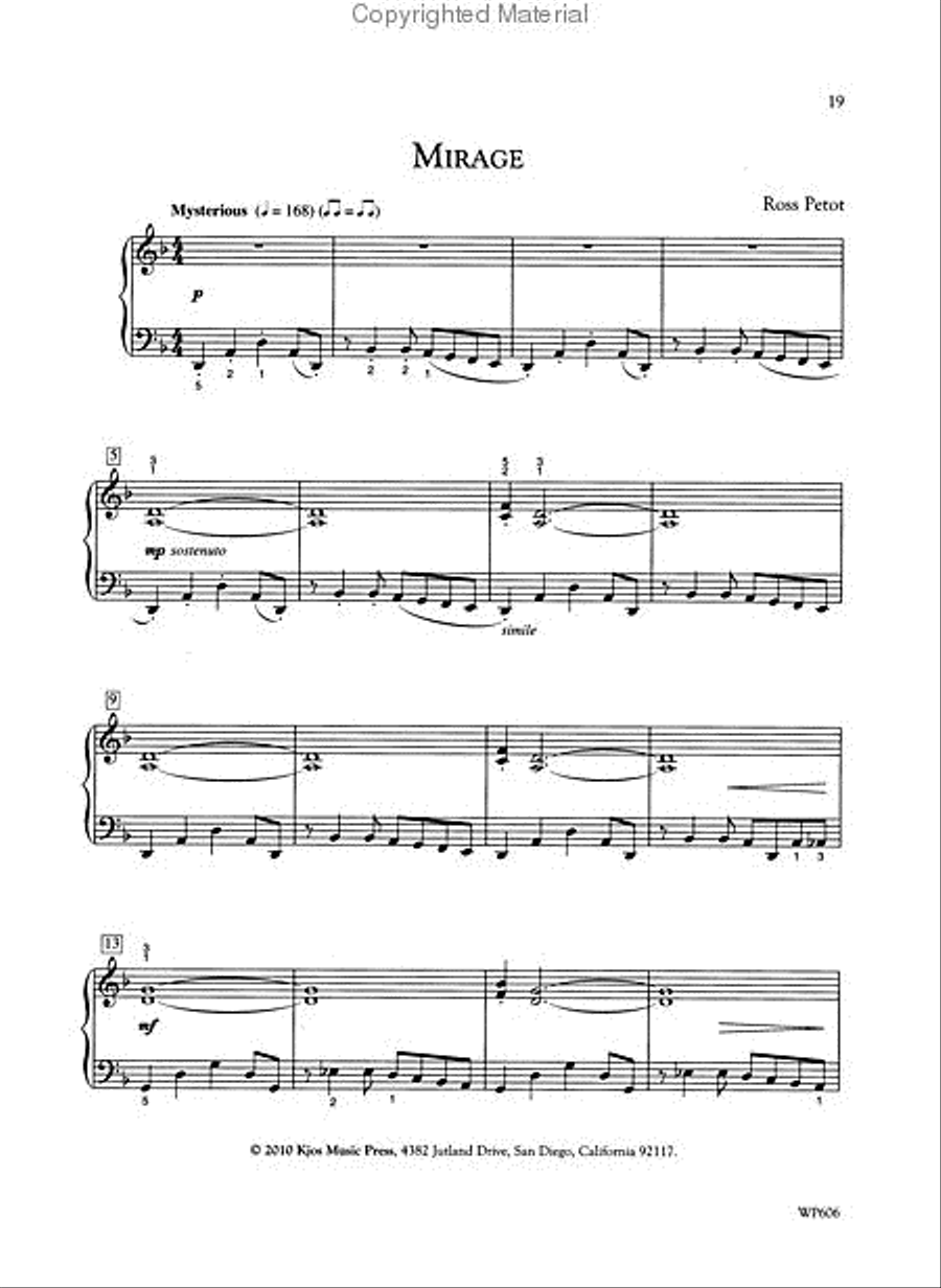 Jazz Alley, Early Intermediate Piano Solo scores gallery preview page 4