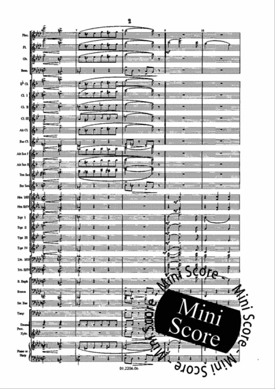 Glenn Plays Afer The Ball Concert Band scores gallery preview page 6