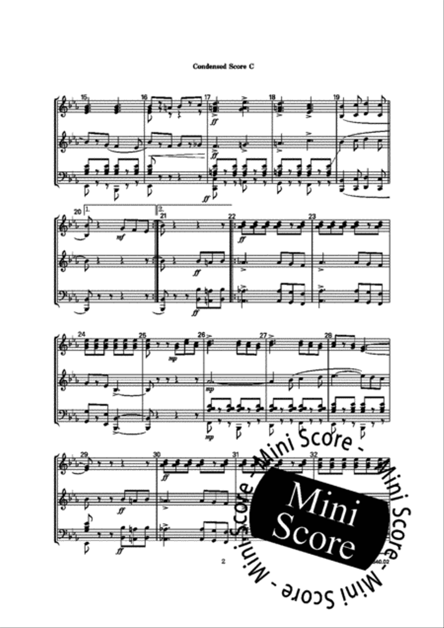 Ravanello March Concert Band scores gallery preview page 14