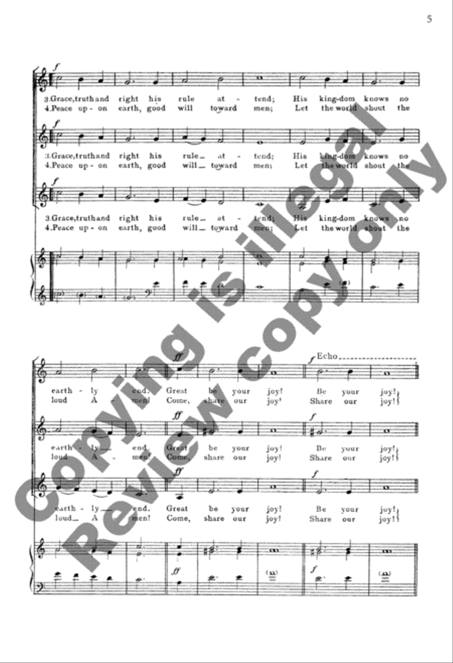 While By Our Sleeping Flock We Lay SSA scores gallery preview page 9