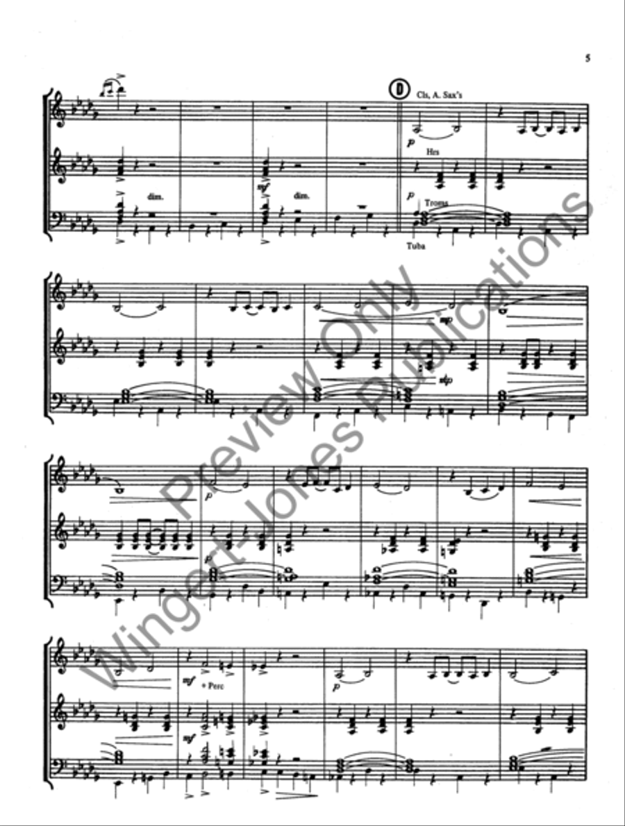 Tour De Force (Score) Concert Band scores gallery preview page 7