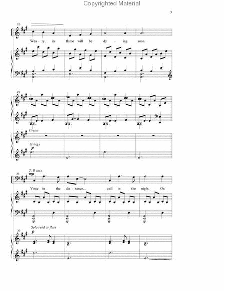 Night of Silence Choir scores gallery preview page 4
