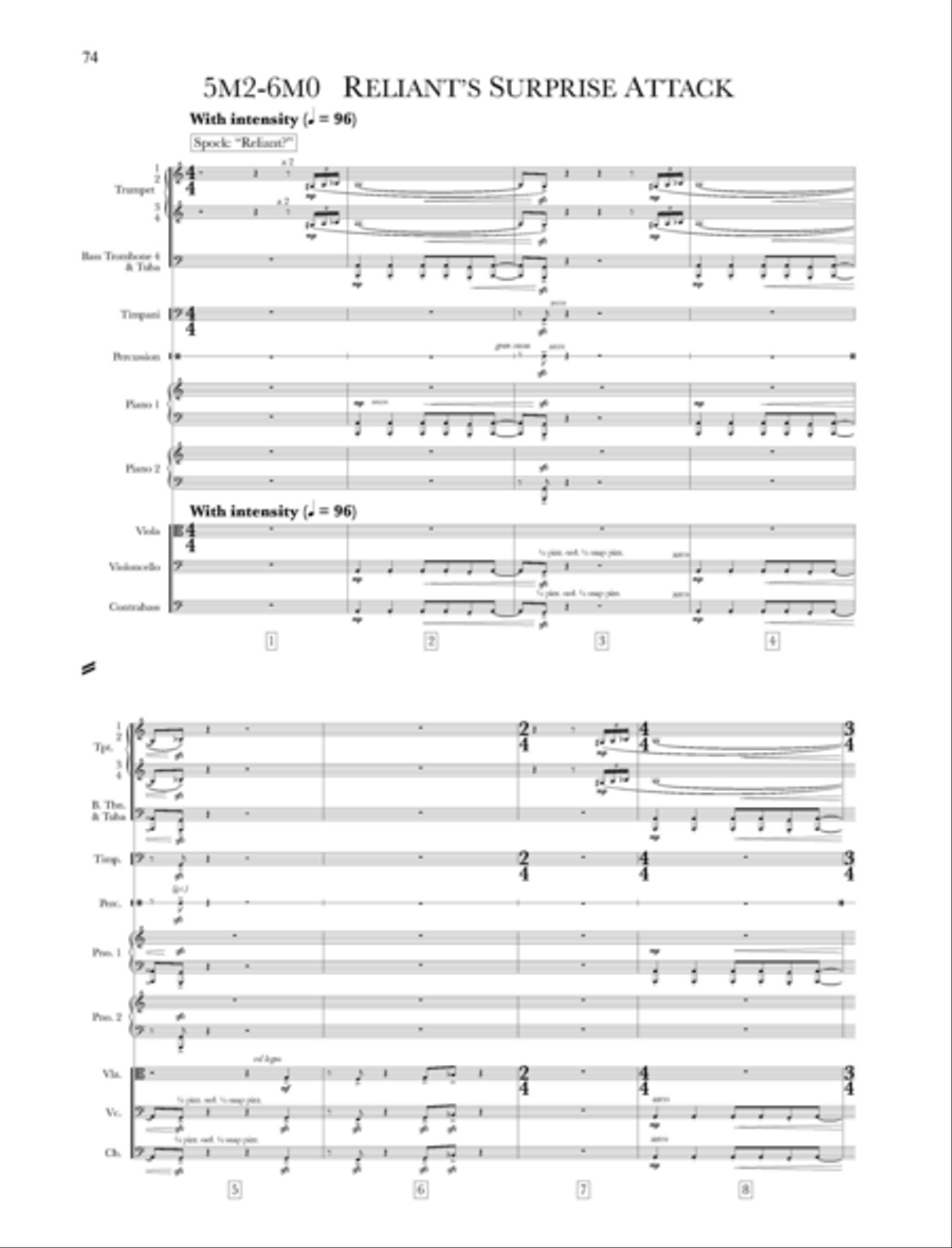 Star Trek II: The Wrath of Khan Orchestra scores gallery preview page 6