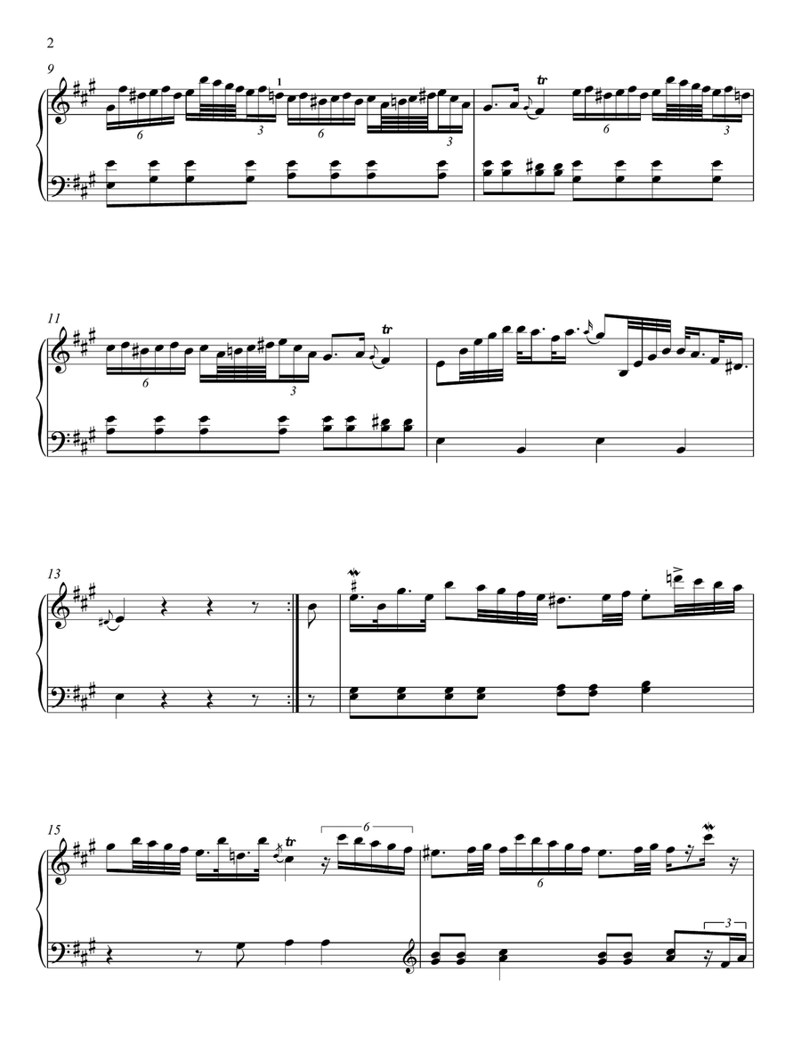 Allegro Piano Solo scores gallery preview page 2