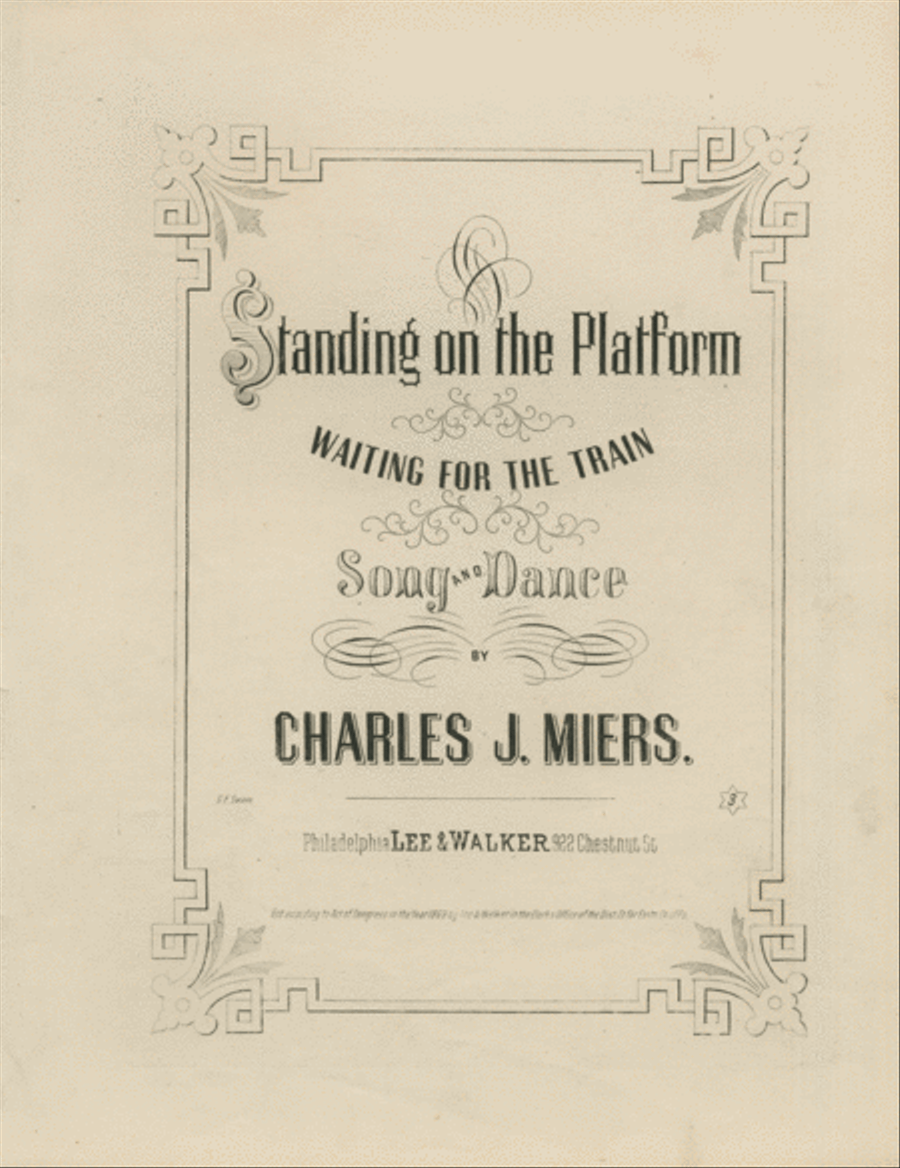 Standing on the Platform Waiting for the Train. Song and Dance Voice scores gallery preview page 1