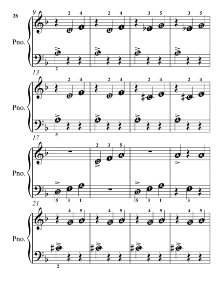 Moonlight Sonata First Movement Beginner Piano Sheet Music