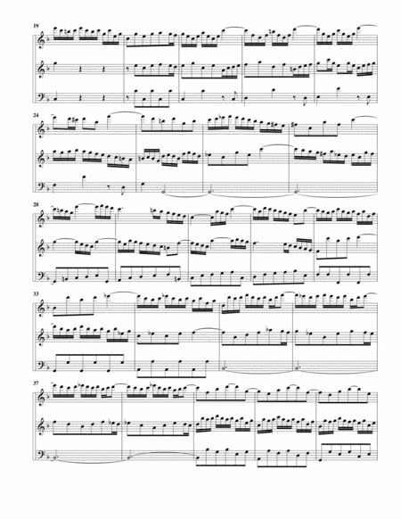 Trio sonata for organ, no.5, BWV 529 (arrangement for 3 recorders)