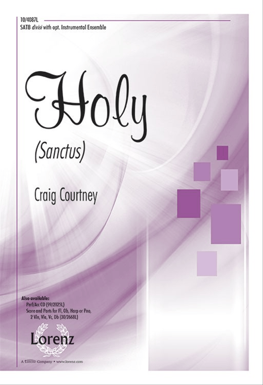 Holy (Sanctus) Holy (Sanctus) Divisi scores gallery preview page 1