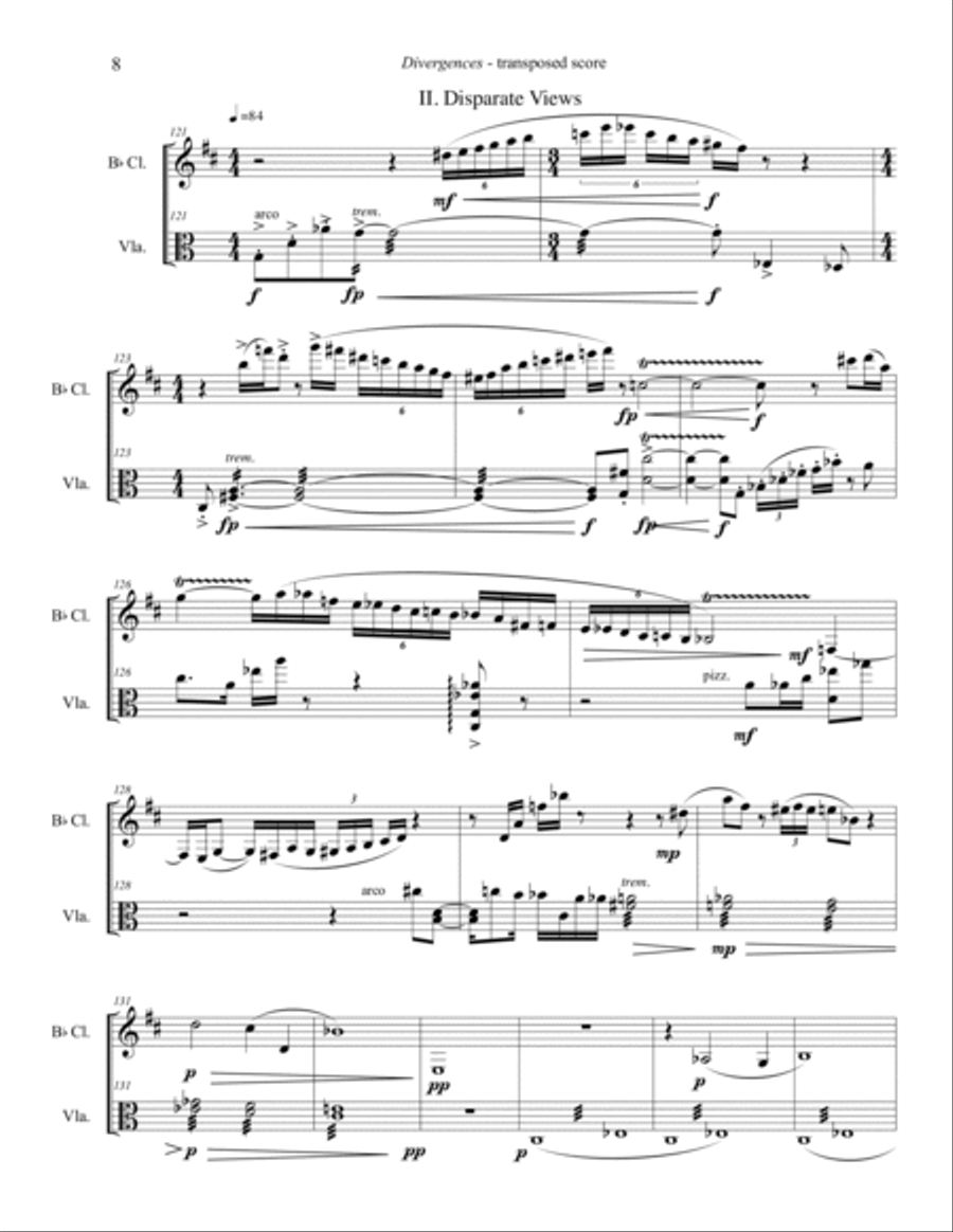 Dialogue Dialogue Clarinet Solo scores gallery preview page 3