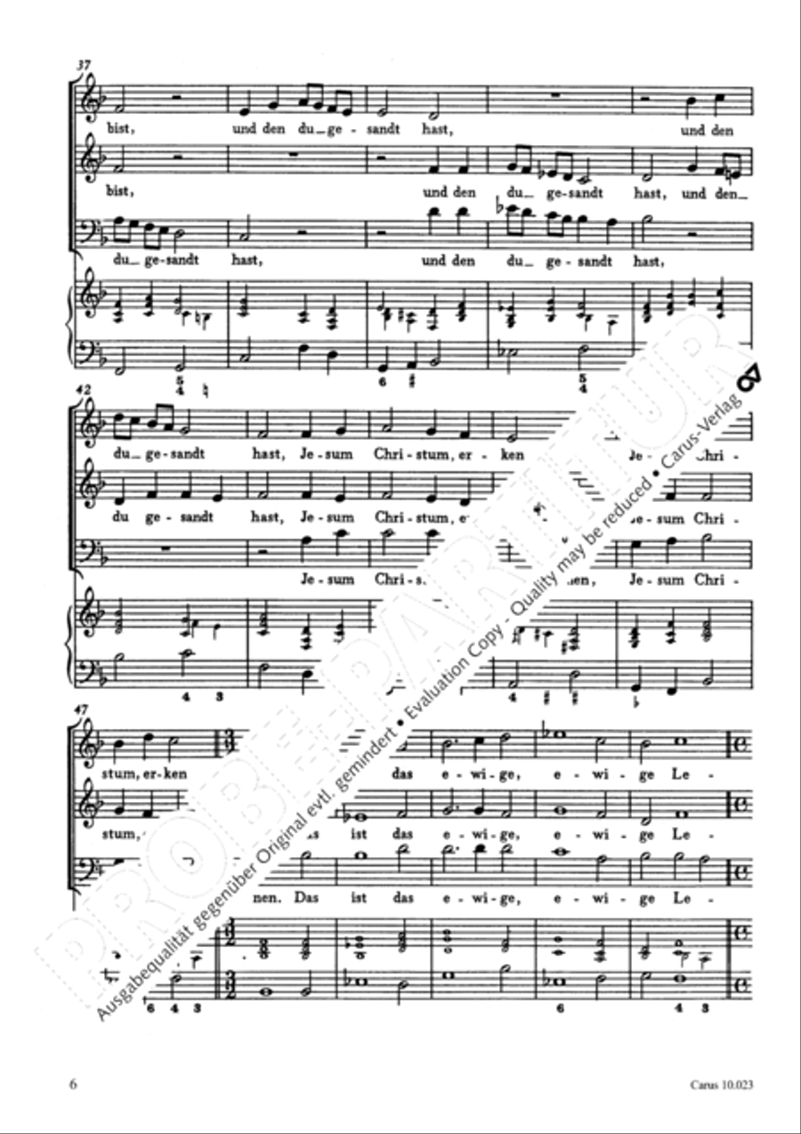 Das ist das ewige Leben 3-Part scores gallery preview page 7