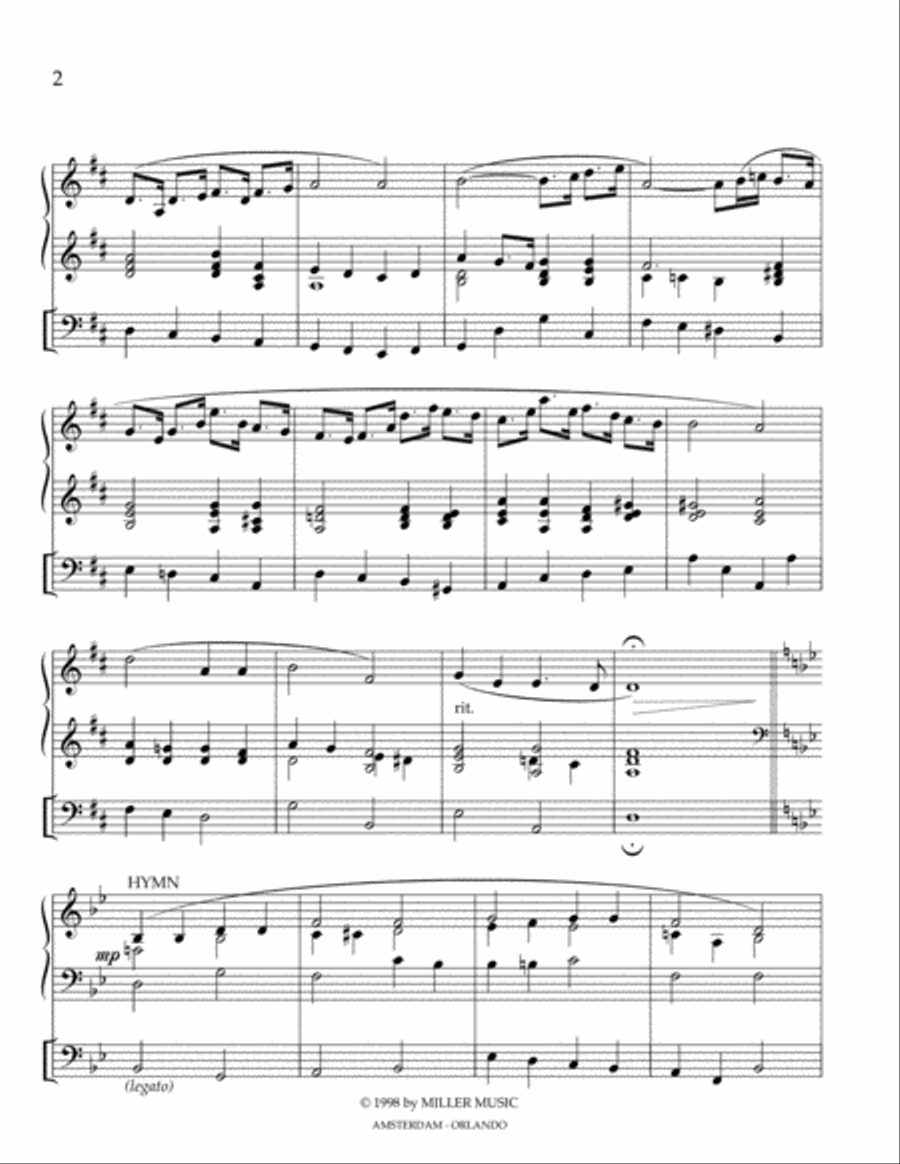 Holy Holy Holy Holy Holy Holy Organ scores gallery preview page 2