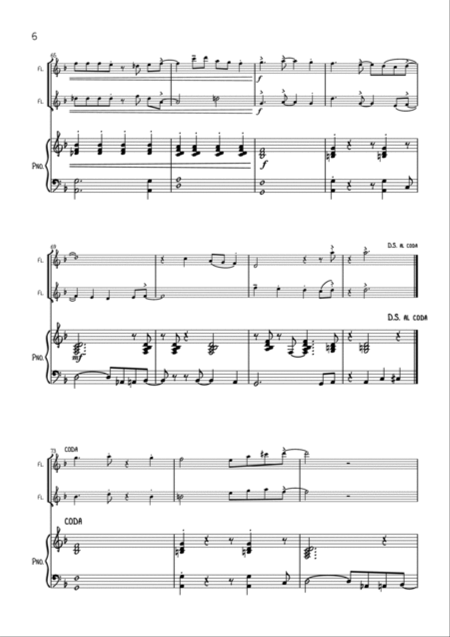 We Three Kings Woodwind Duet scores gallery preview page 6