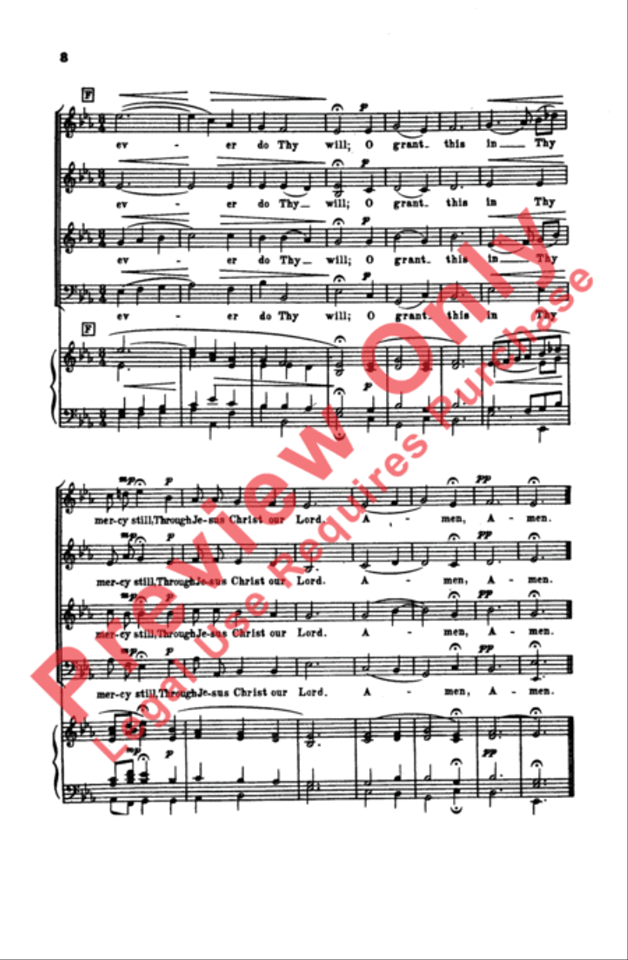It Is a Precious Thing 4-Part scores gallery preview page 8