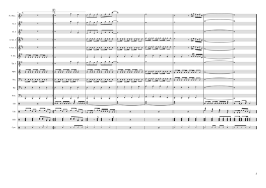 Gimme! Gimme! Gimme! (a Man After Midnight) Gimme! Gimme! Gimme! (a Man After Midnight) Marching Band scores gallery preview page 5