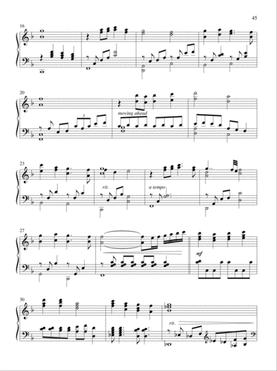 Now Proclaim Messiah's Birth Piano Solo scores gallery preview page 20